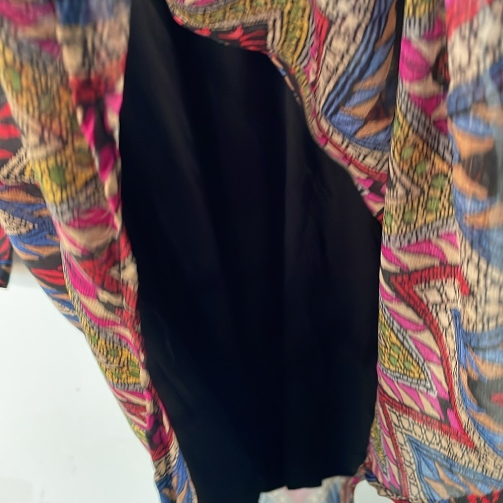Roper western long sleeve dress, chevron print - Picture 5 of 10